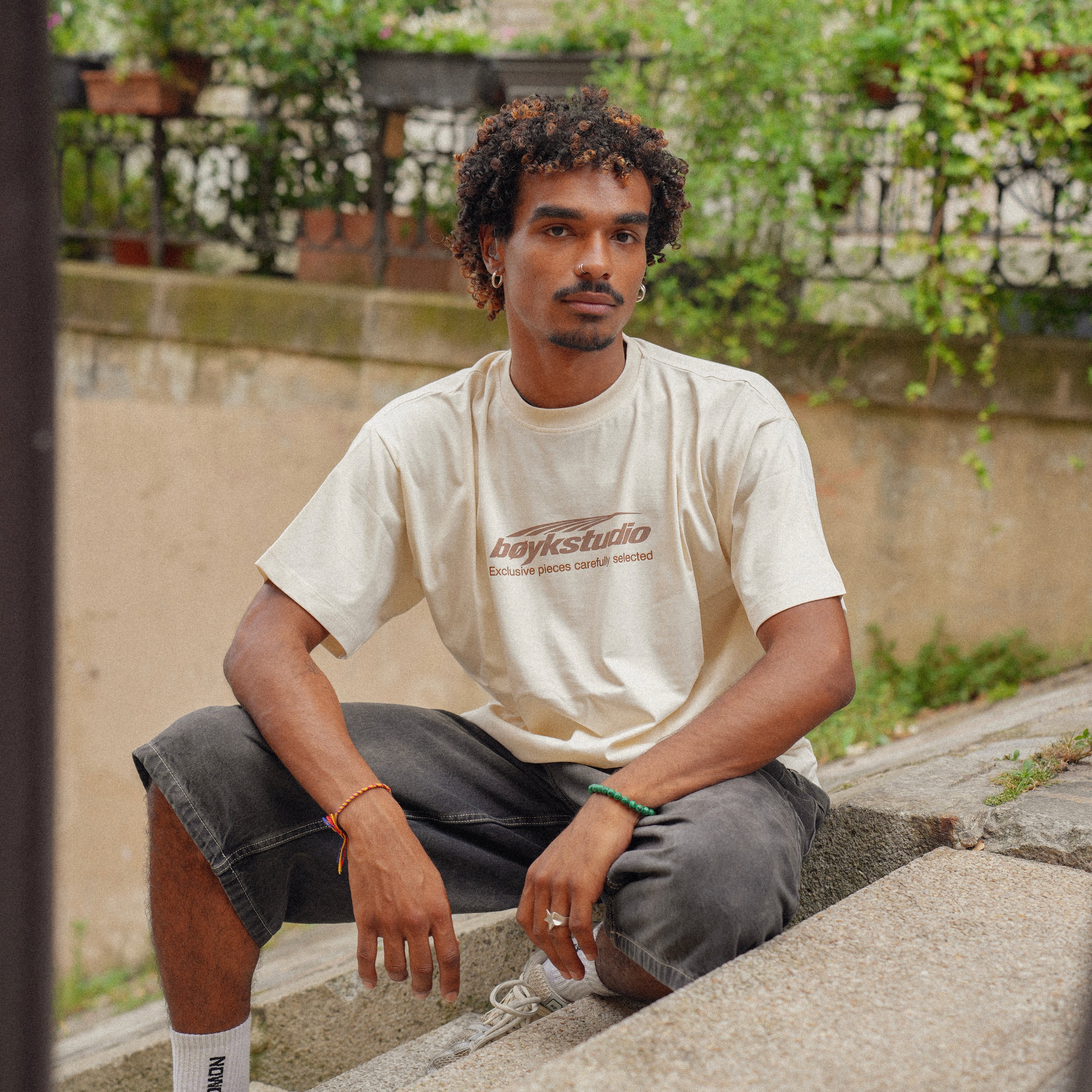 T-shirt crème