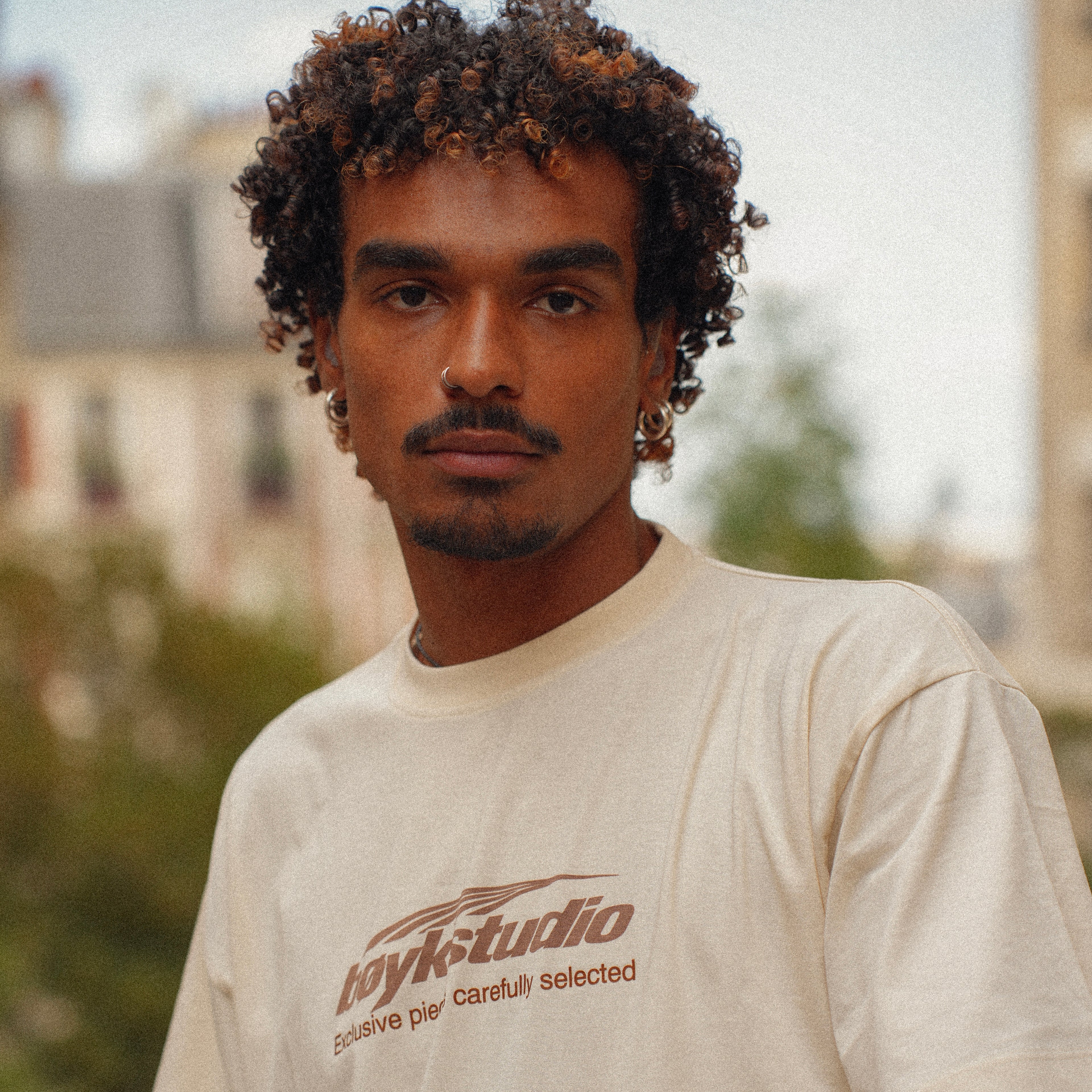 T-shirt crème